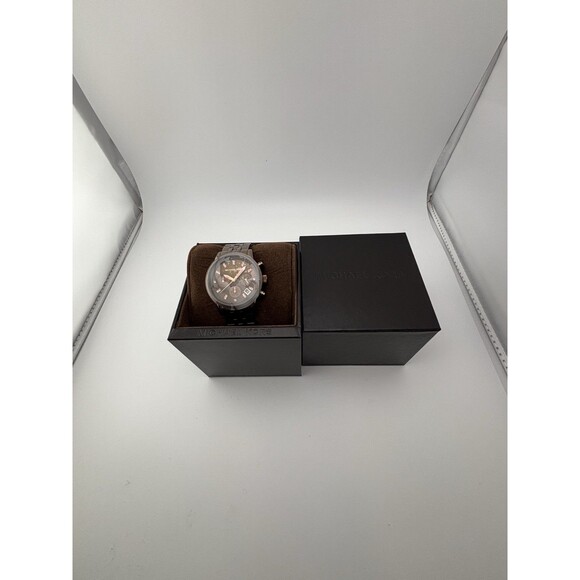 Michael Kors Ritz Chronograph Chocolate Women\'s Watch  Mk 5547-needs Battery main image 6